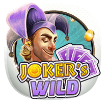 Joker's Wild card-and-table